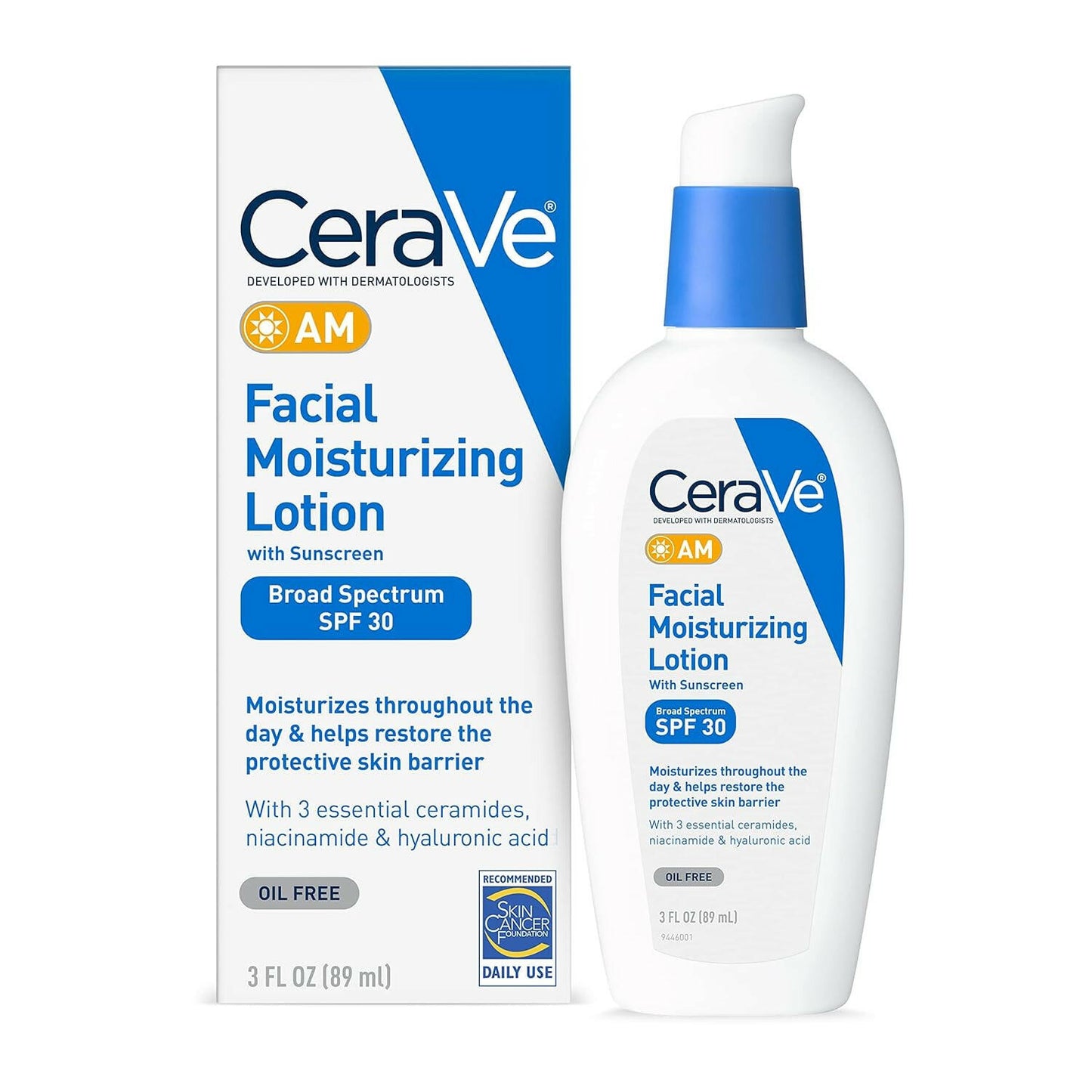 CERA`VE- facial moisturizing lotion A,M 89ml - I CARE