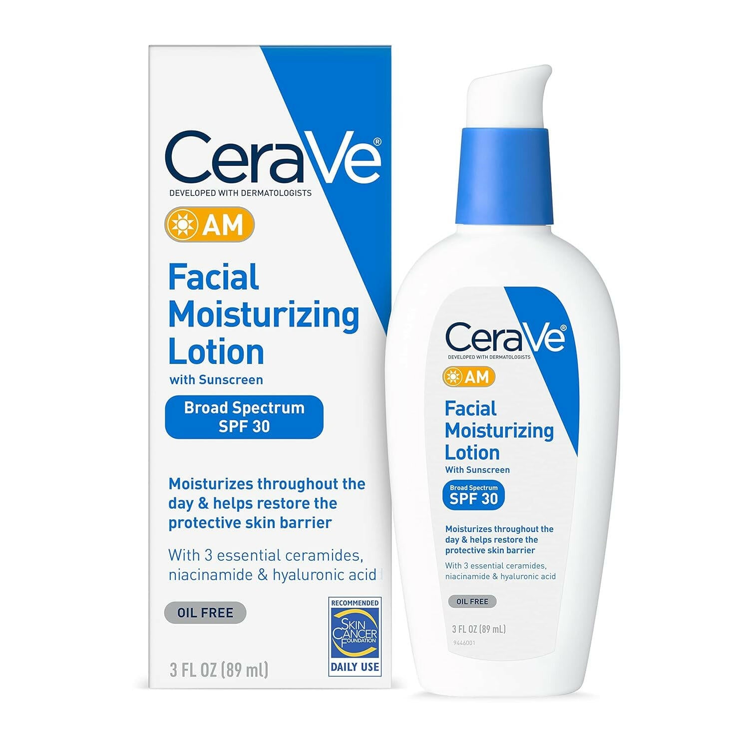 CERA`VE- facial moisturizing lotion A,M 89ml - I CARE