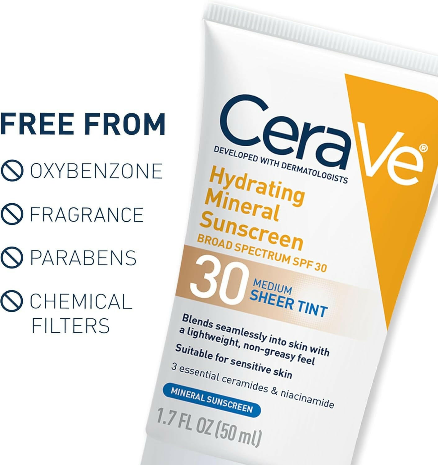 CERA VE-SUNSCREEN FACE SHEER TINT - I CARE