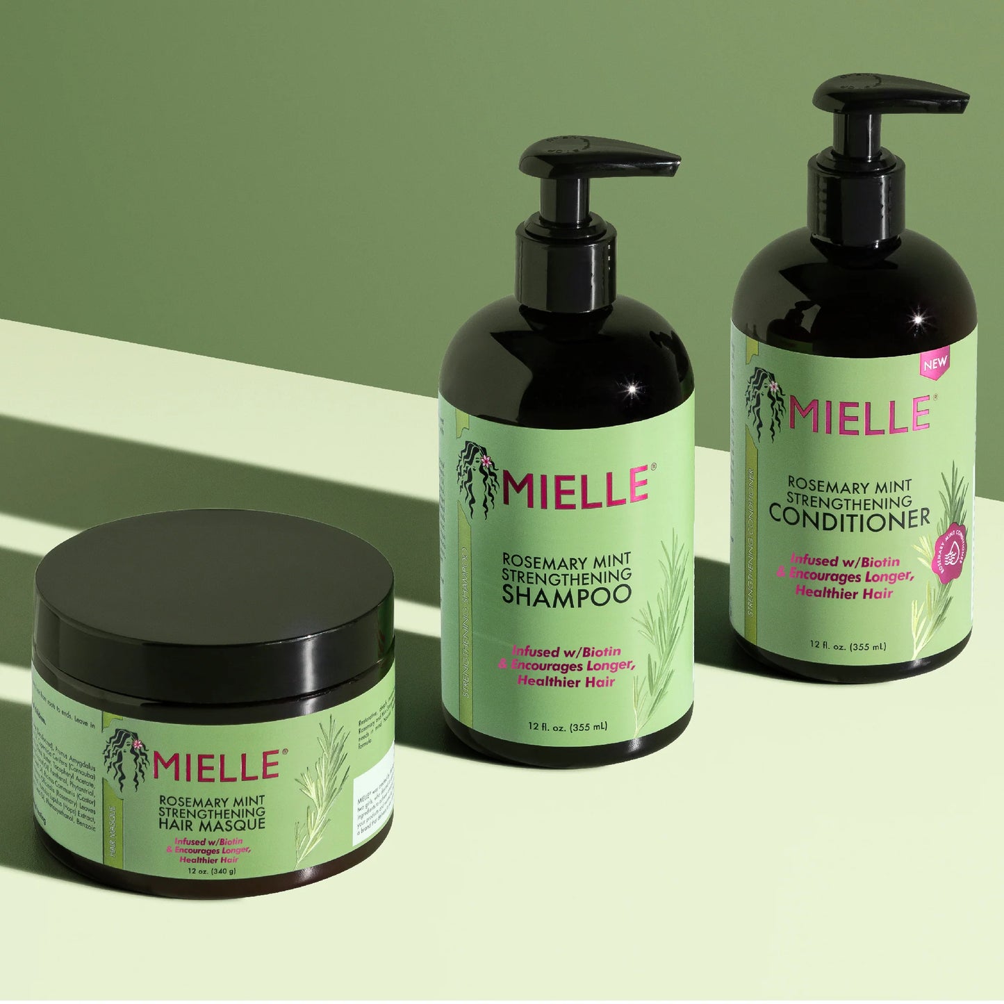 MIELLE - ROSEMARY MINT HAIR MASQUE - I CARE